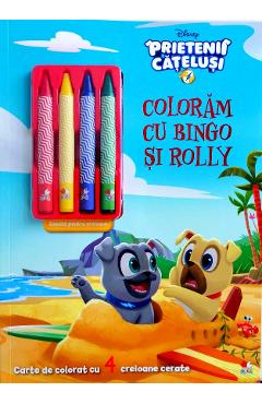 Disney: Prietenii catelusi. Coloram cu Bingo si Rolly