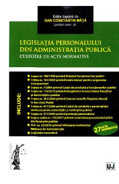 Legislatia personalului din administratia publica - Dan Constantin Mata