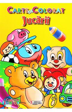 Jucarii - Carte de colorat - UNICART