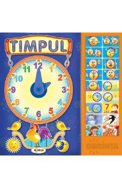 Carte cu sunete: Timpul + poezii - Inesa Tautu - DORINTA