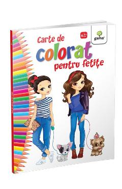 Carte de colorat pentru fetite - GAMA