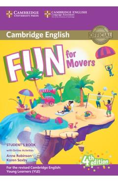 Fun for Movers Student's Book with Online Activities with Au - Anne Robinson