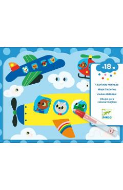 Coloriages magiques. Set de pictura cu apa: In zbor