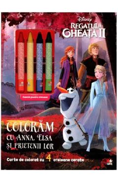 Disney. Regatul de gheata II. Coloram cu Anna, Elsa si prietenii lor. Carte de colorat - LITERA