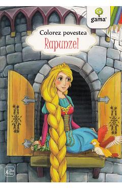 Rapunzel. Colorez povestea Carti imagine 2022