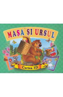 Masa si ursul. Cartea 3D