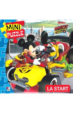 Disney Junior. Mini puzzle: Mickey si pilotii de curse - La start - LITERA