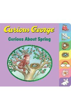 Curious George Curious About Spring (Tabbed Board Book) - H A Rey