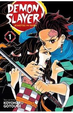 Demon Slayer: Kimetsu no Yaiba Vol.1 – Koyoharu Gotouge Koyoharu Gotouge imagine 2022 cartile.ro