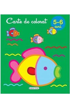 Carte de colorat 5-6 ani - GIRASOL