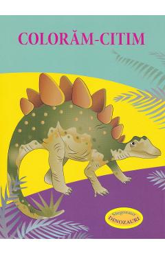 Coloram-citim: Stegozaur. Dinozauri - BIBLION