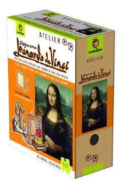 Kit creativ atelier + puzzle: Leonardo Da Vinci