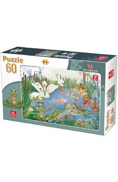 Puzzle 60: Animale de pe balta