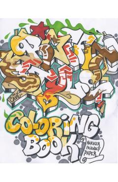 Graffiti Style Coloring Book - Bj Almqvist