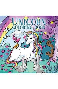 Unicorn Coloring Book: For Kids Ages 4-8 - Young Dreamers Press