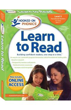 Hooked on Phonics Learn to Read - Level 5: Transitional Readers (First Grade - Ages 6-7) - Hooked On Phonics