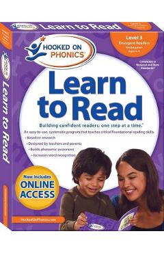 Hooked on Phonics Learn to Read - Level 3, Volume 3: Emergent Readers (Kindergarten Ages 4-6) - Hooked On Phonics