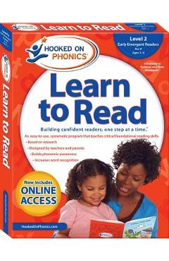 Hooked on Phonics Learn to Read - Level 2: Early Emergent Readers (Pre-K - Ages 3-4) - Hooked On Phonics