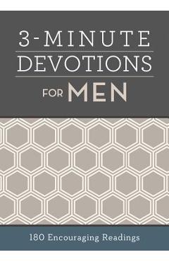 3-Minute Devotions for Men - Compiled By Barbour Staff