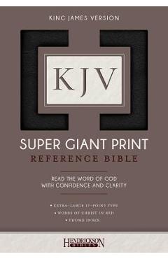 KJV Super Giant Print Bible - Hendrickson Bibles