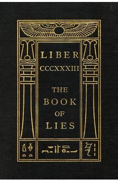 The book of lies: oversized keep silence edition - aleister crowley