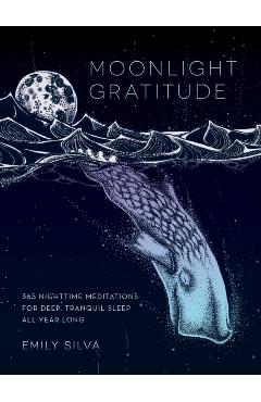 Moonlight Gratitude: 365 Nighttime Meditations for Deep, Tranquil Sleep All Year Long - Emily Silva