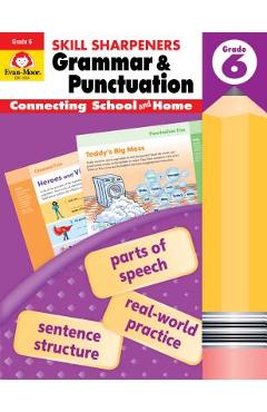 Skill Sharpeners Grammar and Punctuation, Grade 6 - Evan-moor