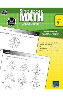 Singapore Math Challenge, Grades 5 - 8 - Singapore Asian Publishers