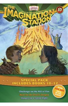 Imagination Station Books 3-Pack: Challenge on the Hill of Fire / Hunt for the Devil's Dragon / Danger on a Silent Night - Marianne Hering