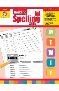 Building Spelling Skills Grade 6+ - Evan-moor Educational Publishers