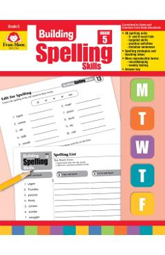 Building Spelling Skills Grade 5 - Evan-moor Educational Publishers