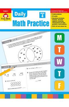 Daily Math Practice, Grade 4 - Evan-moor Educational Publishers