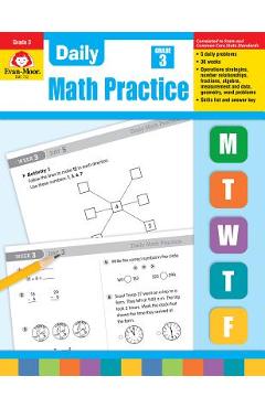 Daily Math Practice, Grade 3 - Evan-moor Educational Publishers