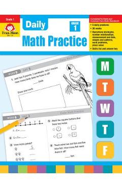 Daily Math Practice, Grade 1 - Evan-moor Educational Publishers