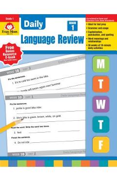 Daily Language Review Grade 1 - Evan-moor Educational Publishers