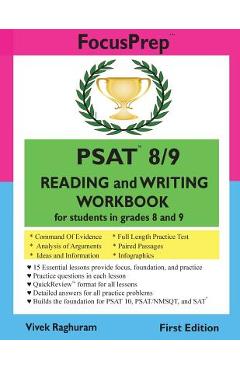 PSAT 8/9 READING and WRITING Workbook: for students in grades 8 and 9 - Vivek Raghuram