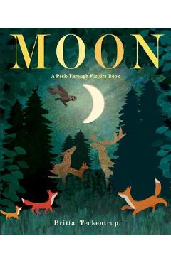 Moon: A Peek-Through Picture Book - Britta Teckentrup