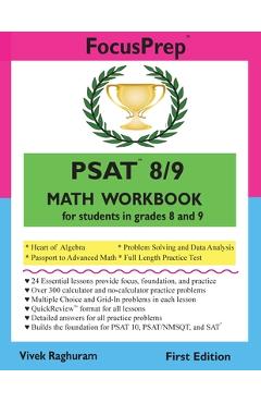 PSAT 8/9 MATH Workbook: for students in grades 8 and 9. - Vivek Raghuram
