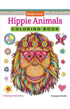 Hippie Animals Coloring Book - Thaneeya Mcardle