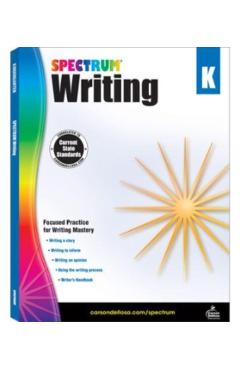 Spectrum Writing, Grade K - Spectrum