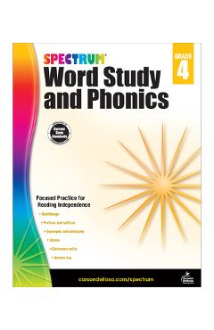 Spectrum Word Study and Phonics, Grade 4 - Spectrum