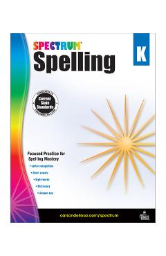 Spectrum Spelling, Grade K - Spectrum