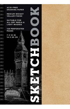 Sketchbook (Basic Medium Spiral Kraft), Volume 16 - Sterling Publishing Company