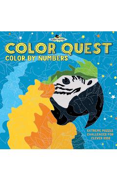 Color Quest: Color by Numbers: Extreme Puzzle Challenges for Clever Kids - Amanda Learmonth