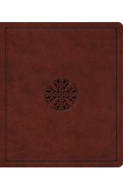 ESV Journaling Bible (Trutone, Brown, Mosaic Cross Design) -