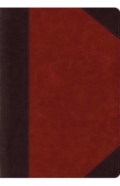 ESV Study Bible, Large Print (Trutone, Brown/Cordovan, Portfolio Design) -