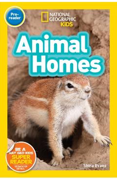 National Geographic Kids Readers: Animal Homes (Pre-Reader) - Shira Evans