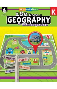 180 Days of Geography for Kindergarten: Practice, Assess, Diagnose - Jessica Hathaway