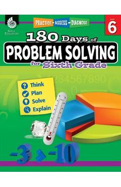 180 Days of Problem Solving for Sixth Grade: Practice, Assess, Diagnose - Stacy Monsman - Imagine 1