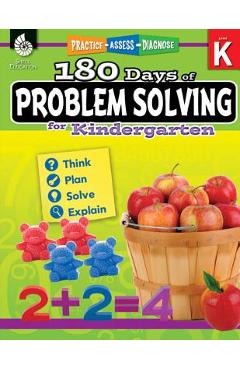 180 Days of Problem Solving for Kindergarten: Practice, Assess, Diagnose - Jessica Hathaway - Imagine 1
